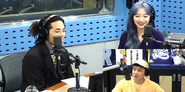 류수정(오른쪽)이 SBS 파워FM ‘이준의 영스트리트’에서 좋아하는 음식에 대해 이야기했다. 보이는 라디오 캡처