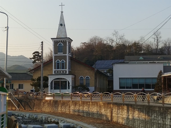 3일 문화재청이 국가등록문화재 등록을 예고한 '영주 부석교회 구 본당'. 문화재청 제공