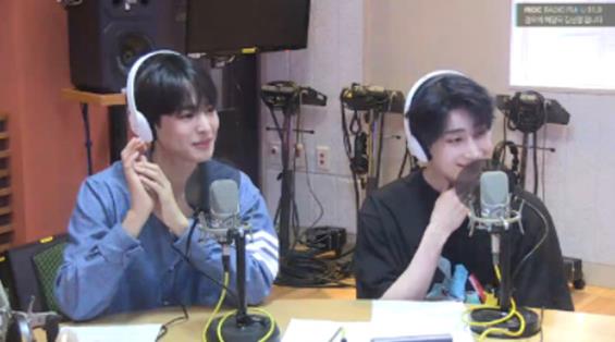 한승우(오른쪽) 최병찬이 MBC FM4U ‘정오의 희망곡 김신영입니다’에서 입담을 뽐냈다. 보이는 라디오 캡처