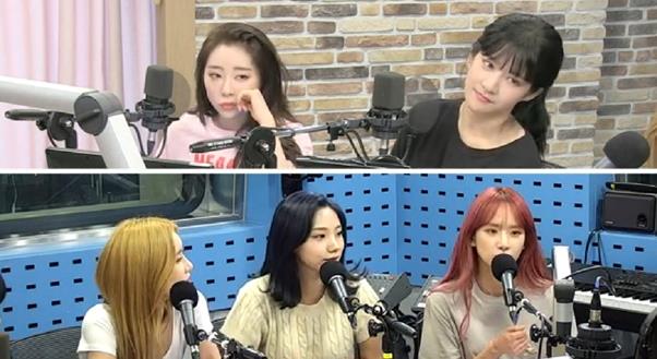 우주소녀가 SBS 파워FM ‘최화정의 파워타임’에서 건강에 대해 이야기했다. 보이는 라디오 캡처