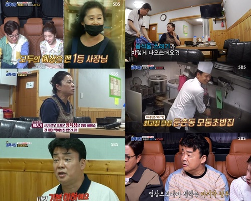 '백종원의 골목식당'이 높은 시청률을 기록 중이다. SBS 화면 캡처