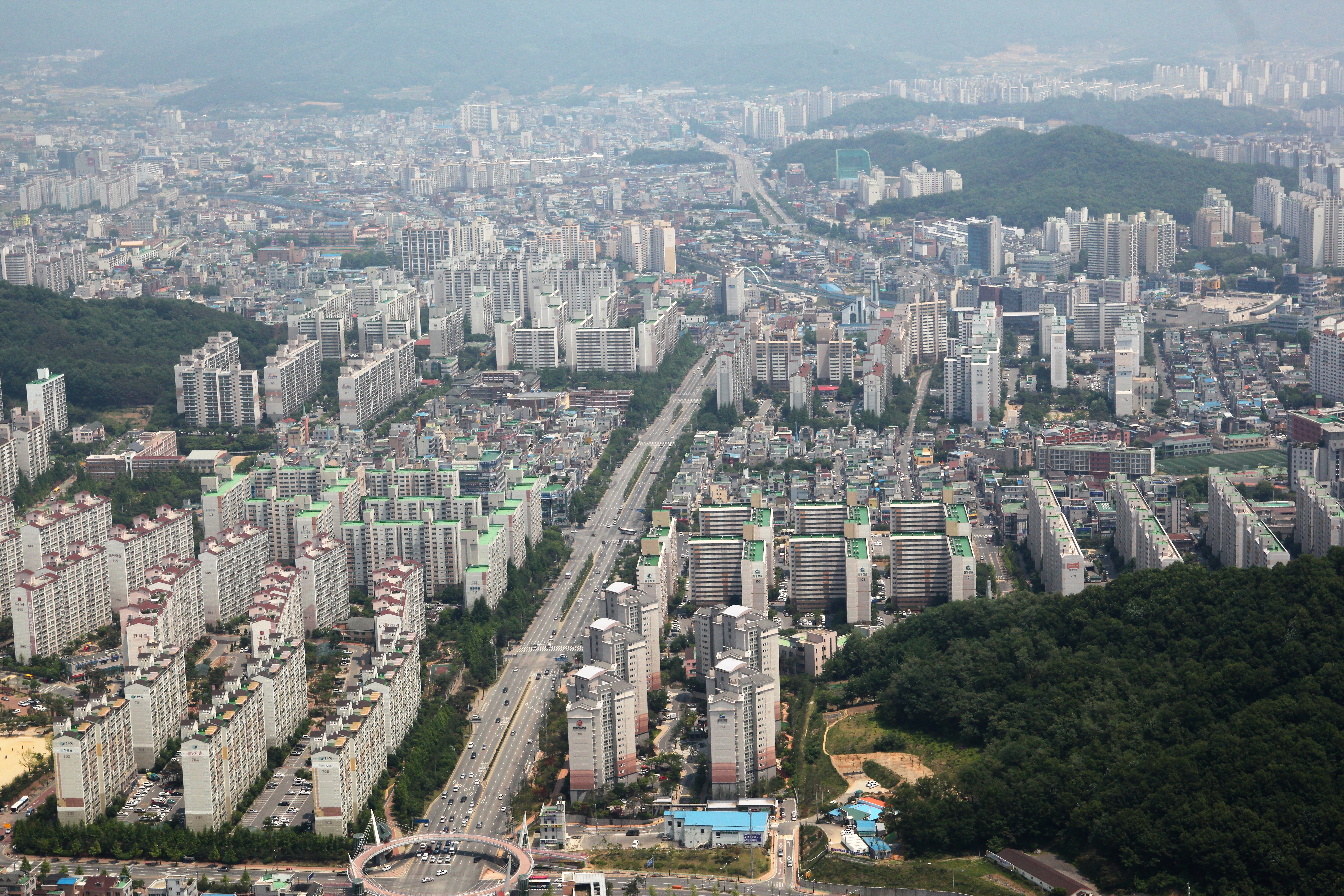 천안시내 전경. 천안시 제공