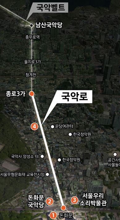 서울 종로구 돈화문로 일대. 서울시 제공