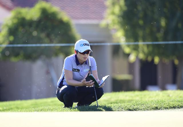 LPGA 투어에서 활약중인 지은희. 한화큐셀 제공