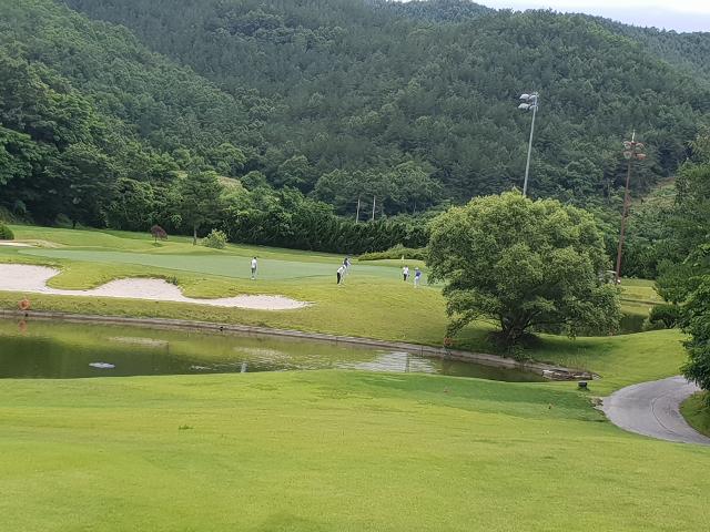 안동 고은cc 코스 전경. 독자 제공