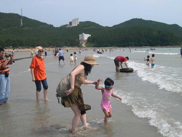 전남 해남 송호해수욕장 전경. 한국일보 자료사진.