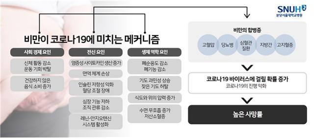 비만이 코로나19에 미치는 메커니즘