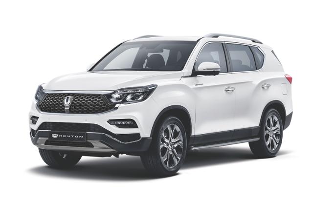 쌍용자동차 준대형 SUV 'G4 렉스턴' 화이트 에디션. 쌍용자동차 제공