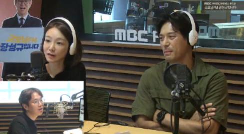 신소율(왼쪽) 오지호가 MBC FM4U '굿모닝FM 장성규입니다'에서 '태백권'에 대해 이야기했다. 보이는 라디오 캡처