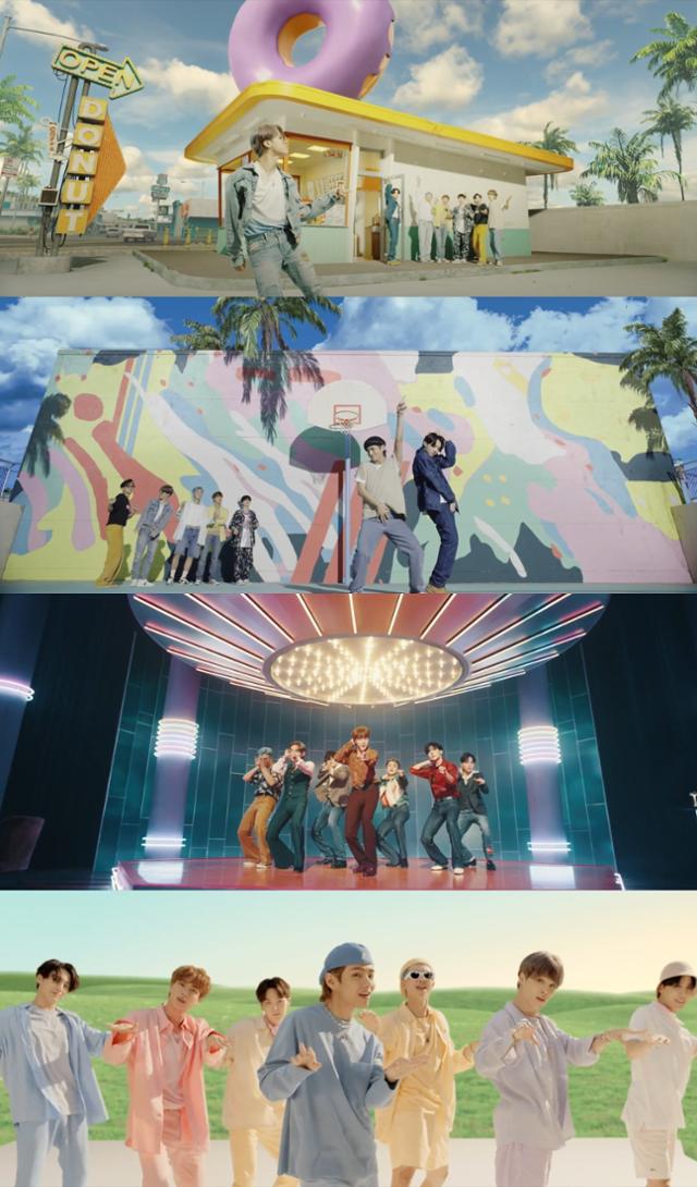 방탄소년단의 첫 영어 싱글 '다이너마이트'(Dynamite)' 뮤직비디오가 유튜브에서 24시간 30분 만에 1억뷰를 돌파했다. 연합뉴스