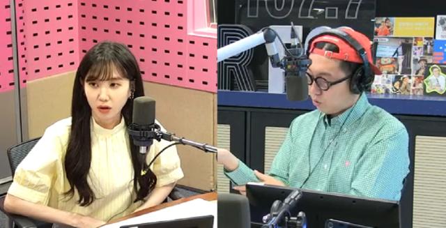 박은빈(왼쪽)이 SBS 파워FM '김영철의 파워FM'에서 한석규에 대해 이야기했다. 보이는 라디오 캡처