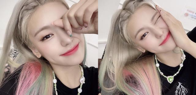 예지가 사랑스러운 매력을 뽐냈다. ITZY 공식 SNS 제공