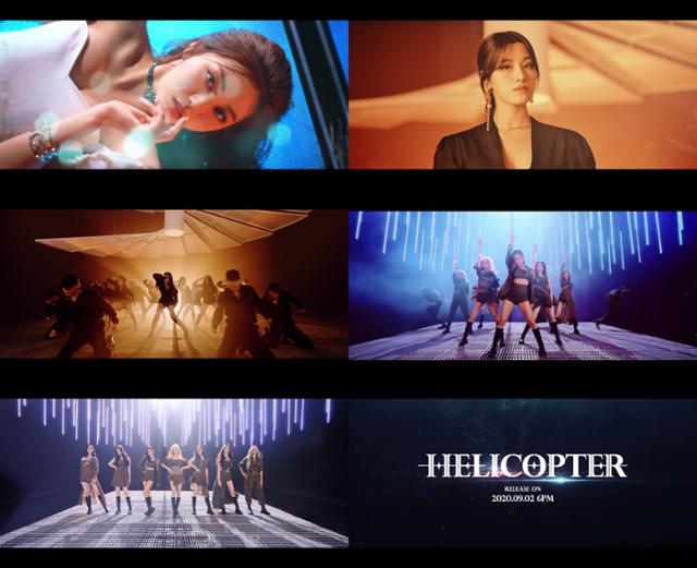 걸그룹 CLC(씨엘씨)가 신곡 'HELICOPTER(헬리콥터)' 뮤직비디오 2차 티저 영상을 공개하고 역대급 퍼포먼스를 예고했다. 큐브엔터테인먼트 제공