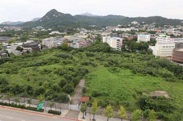 대한항공이 보유하고 있는 서울시 종로구 송현동 부지. 연합뉴스