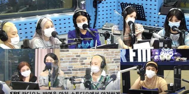 CLC가 SBS 파워FM '이준의 영스트리트'에서 청취자와 소통했다. 보이는 라디오 캡처