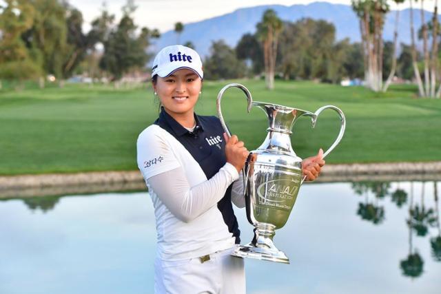 지난해 LPGA투어 ANA 인스퍼레이션에서 우승한 고진영. LPGA 제공