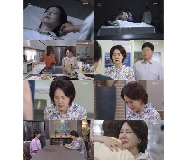 양미경이 KBS2 '비밀의 남자'에서 강은탁을 향한 진한 애정을 드러냈다. 방송 캡처