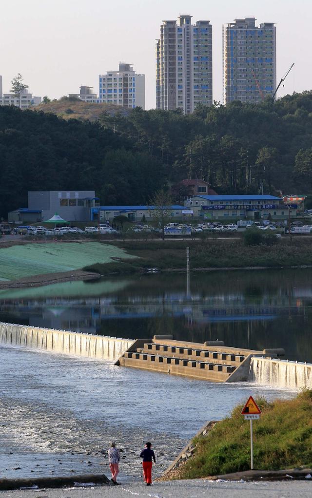 2011년 일반에 공개된 금강 세종보 전경. 세종=연합뉴스