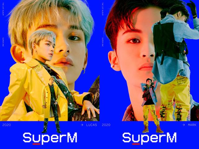 SuperM은 19일~20일 자정 각종 SNS 공식 계정을 통해 마크와 루카스의 독보적인 비주얼이 담긴 'Super One'의 티저 이미지를 공개했다. SM엔터테인먼트 제공