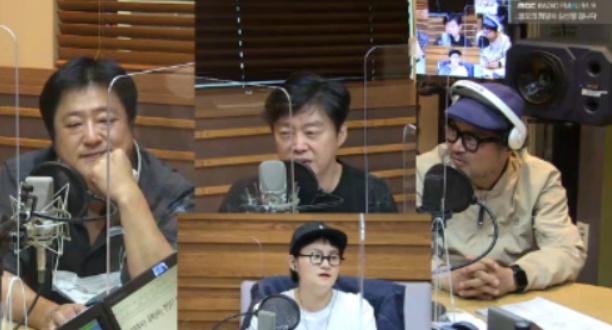 곽도원 김희원 김상호(왼쪽부터 차례로)가 MBC FM4U '정오의 희망곡 김신영입니다'에서 청취자와 소통했다. 보이는 라디오 캡처