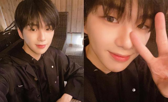 강다니엘이 잘생긴 외모를 자랑했다. 강다니엘 SNS 제공