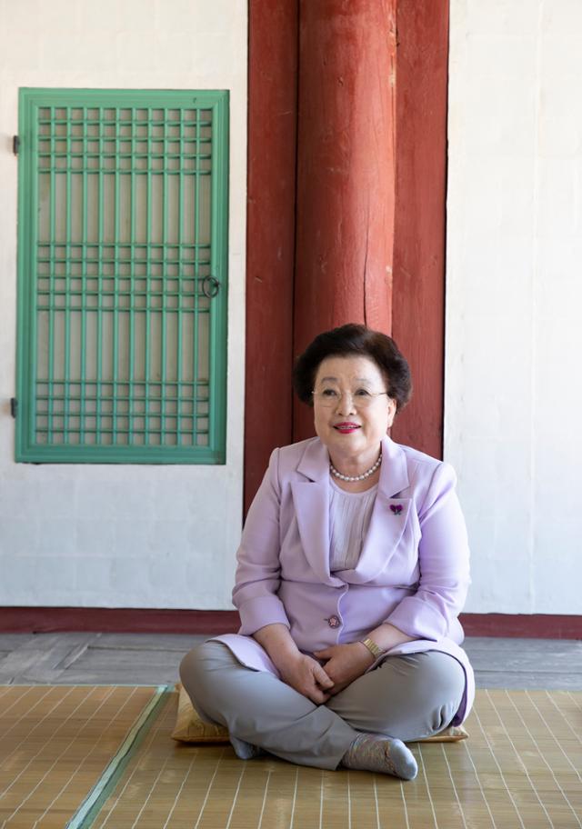 이배용(전 이화여대 총장) 한국의서원통합보존관리단 이사장. 이동춘 작가 제공