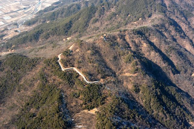 거열산성 전경. 경남도 제공