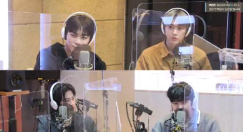 문빈 산하 김국헌 송유빈이 MBC FM4U '정오의 희망곡 김신영입니다'에서 부 캐릭터에 대해 이야기했다. 보이는 라디오 캡처