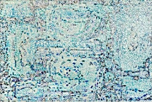 송연주 작, 'Memory of the sense of sea-1' 2020, 112.1×194.0×3.0cm, Silver for acrylic colors on canvas