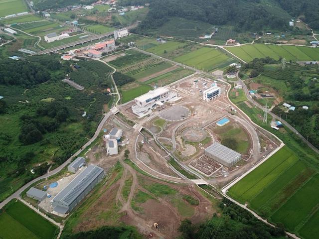 경남 진주시 문산읍에 조성 중인 농업기술센터 신청사 전경. 진주시 제공