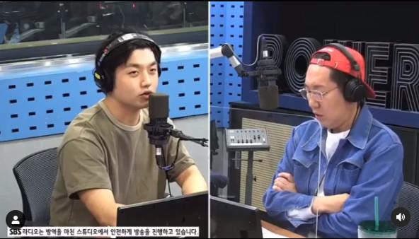 샘김이 '가짜사나이2' 로건 교관에게 고마움을 전했다. '김영철의 파워FM' 공식 SNS 영상 캡처