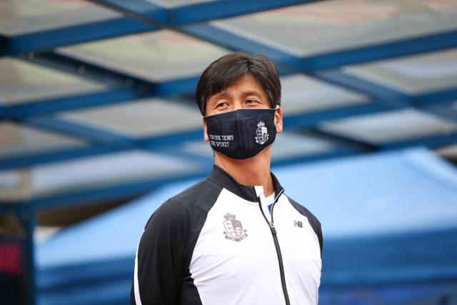 정정용 서울이랜드FC 감독. 한국프로축구연맹 제공