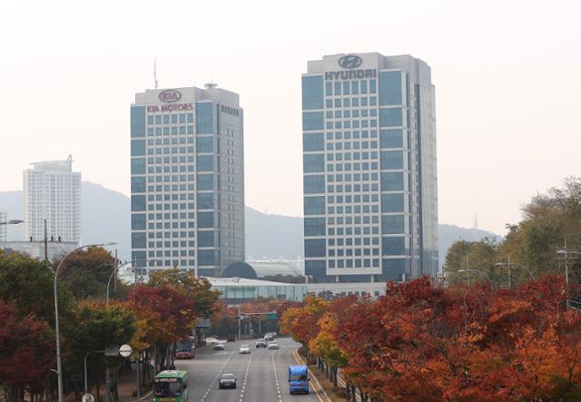 26일 오후 서울 양재동 현대자동차 본사. 연합뉴스