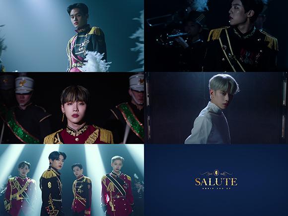 AB6IX의 'SALUTE' MV 티저 영상이 공개됐다. 브랜뉴뮤직 제공