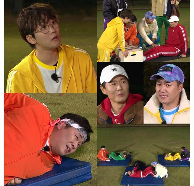 '1박 2일' 온몸 투혼 체력장이 공개된다. KBS 제공