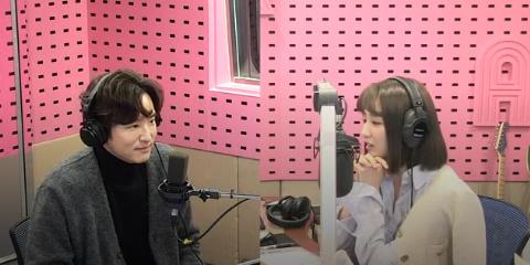 박하선(오른쪽)이 SBS 파워FM '박하선의 씨네타운'에서 권율의 성격에 대해 이야기했다. 보이는 라디오 캡처