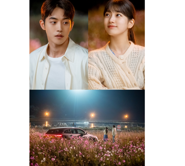 '스타트업' 배수지, 남주혁의 달달한 눈맞춤이 포착됐다.tvN 제공