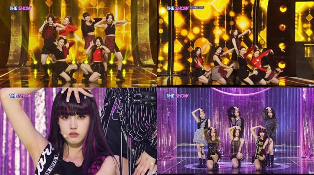 '더쇼'스테이씨 무대가 공개됐다.SBS MTV 방송캡처