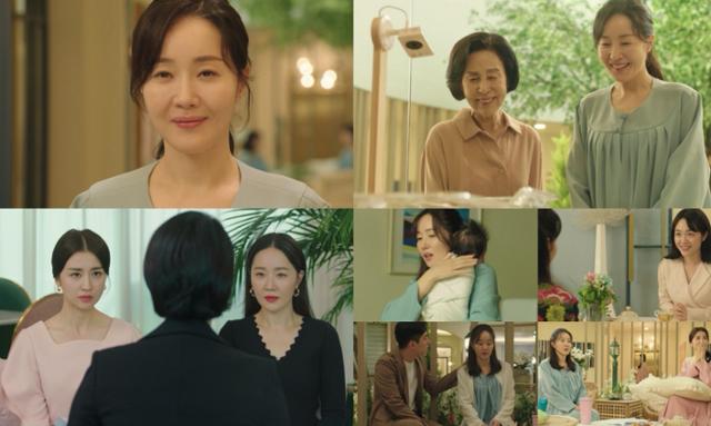 '산후로지원' 엄지원이 엄마라는 존재가 주는 '참사랑'의 의미를 전달했다.tvN 방송캡처