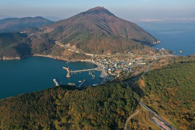 부산 강서구 가덕도동 대항항 일대 모습. 연합뉴스