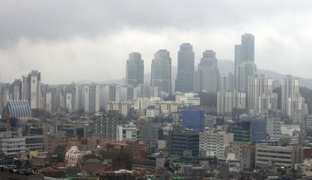 19일 오후 서울 강남구 아파트 단지 일대. 연합뉴스