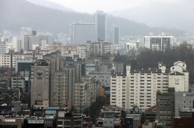 19일 오후서울 강남구 아파트 단지 일대. 연합뉴스