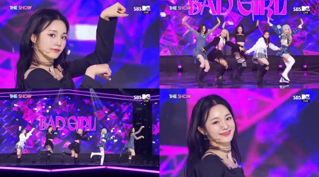 '더쇼' 우아!가 신곡 'BAD GIRL' 첫 공개를 했다.SBS MTV 방송캡처