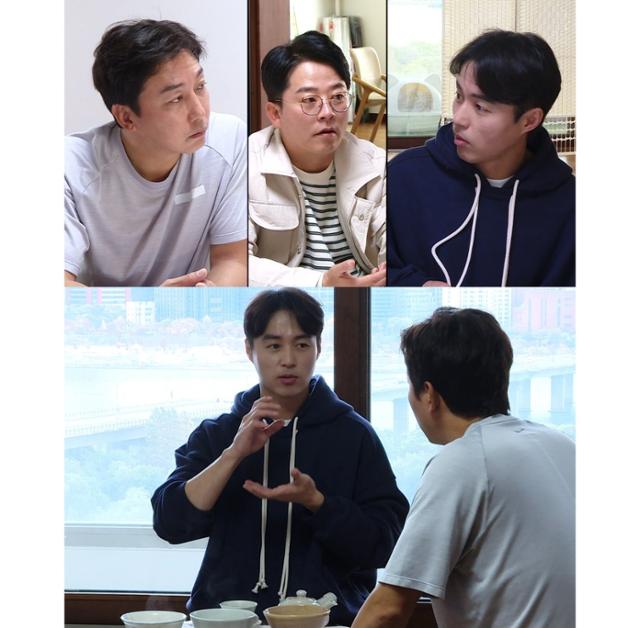 '미우새' 탁재훈 김준호가 오민석에게 예능 과외에 나섰다. SBS 제공