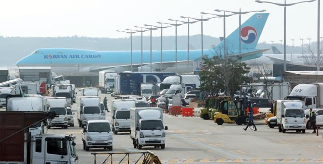 인천국제공항 화물터미널. 연합뉴스