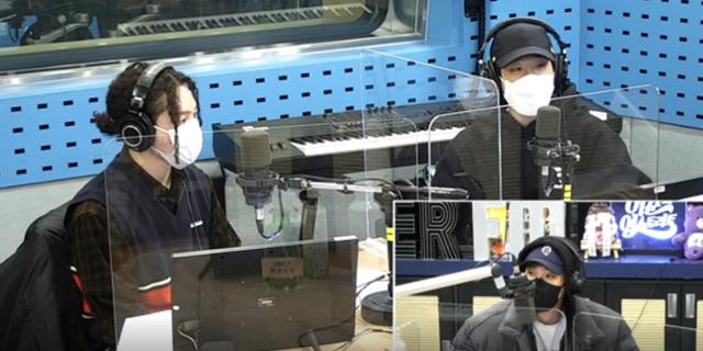 원슈타인 릴보이(왼쪽부터 차례로)가 SBS 파워FM '이준의 영스트리트'에서 청취자와 소통했다. 보이는 라디오 캡처