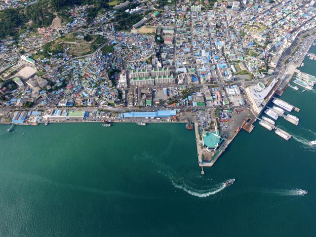 목포내항 전경