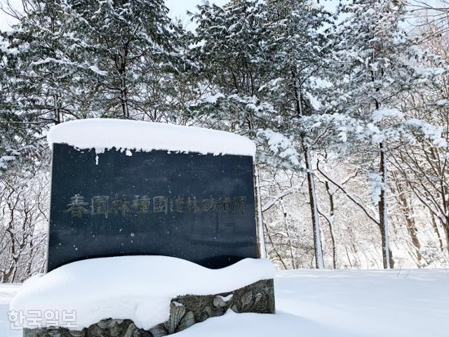 추암마을에서 금곡마을로 이어지는 산등성이에 '춘원 임종국 조림공적비'가 세워져 있다.