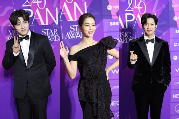 강하늘 이민정 이상엽이 'APAN' 최우수상의 영예를 안았다. 2020 APAN AWARDS 조직위원회 제공