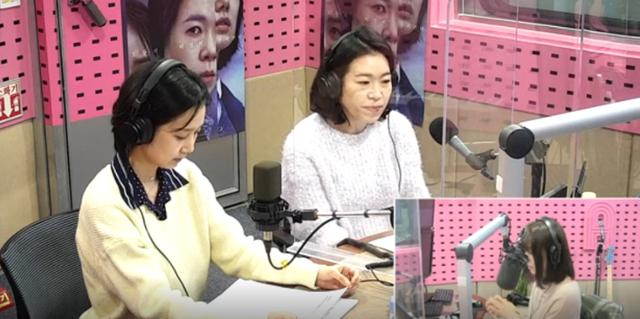 김시은(왼쪽)이 SBS 파워FM '박하선의 씨네타운'에서 게스트로 활약했다. 보이는 라디오 캡처